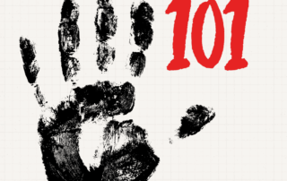 A black handprint beside the words Freeplay 101 and a five-minute MortalCase guest guide.
